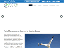 Tablet Screenshot of diagnosticpaincenter.com